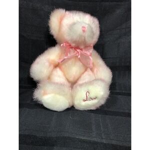 Harvest Moon Baby Bear Plush Frosted Pink Cream 11.5" Love Stuffed Animal Toy